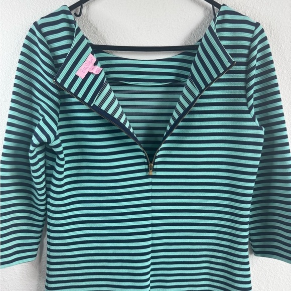 LILLY PULITZER ‘Charlene’ Shift Dress Gold Buttons - Picture 13 of 13